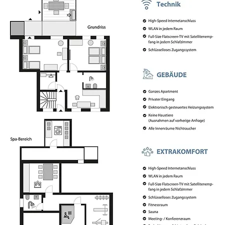 Haus Blauer Stein - 6 Wohnungen, 15 Schlafzimmer * Pulheim